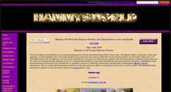 Desktop Screenshot of hammysworld.com